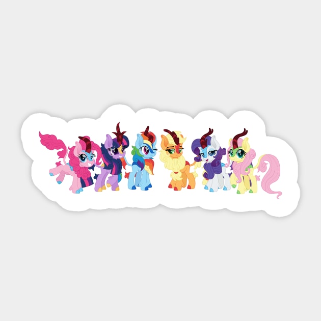 Kirin Mane 6 Sticker by CloudyGlow